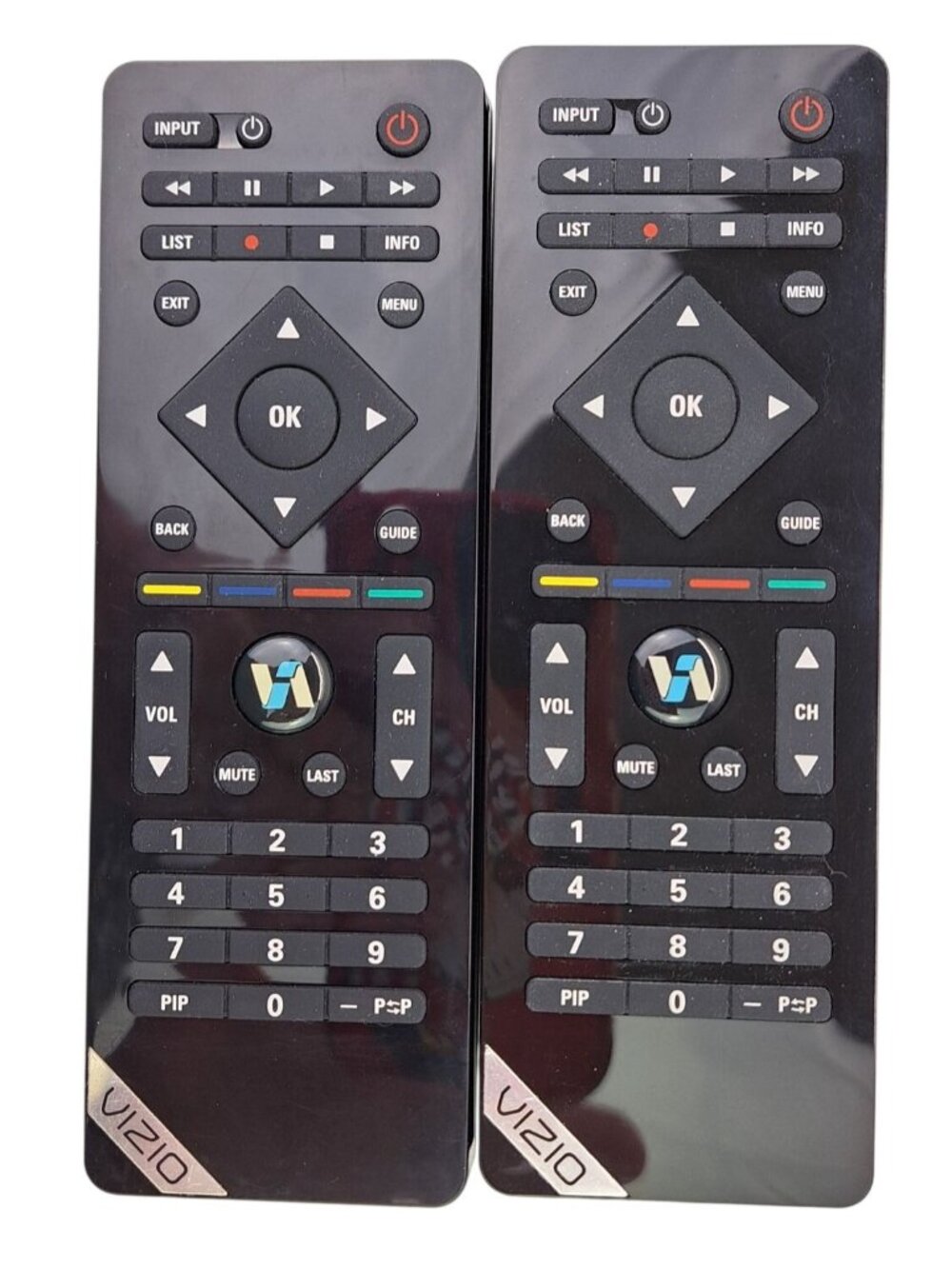 Vizio Remote Control Lot Of 2 VUR10 Slide Out Keyboard & TV Manual M550NV M470NV